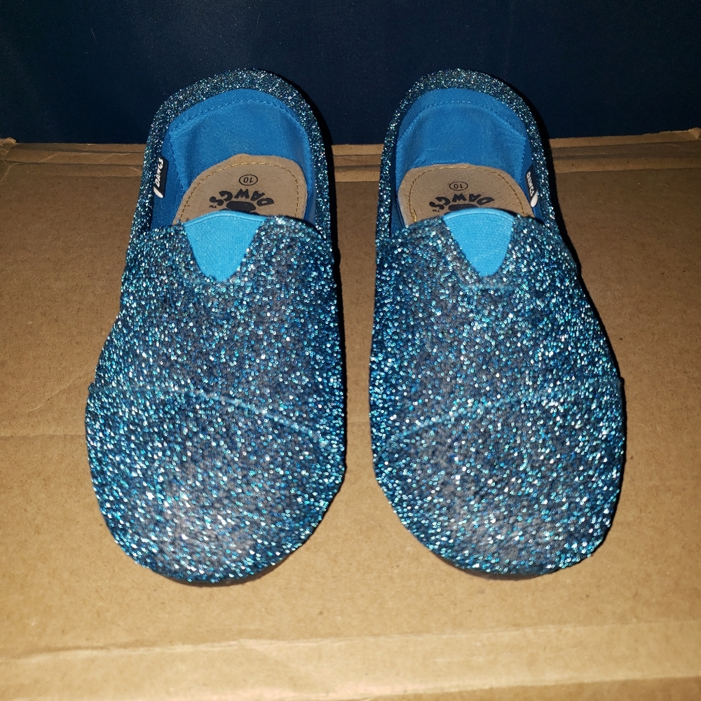 Womens Dawg Blue Slip Ons